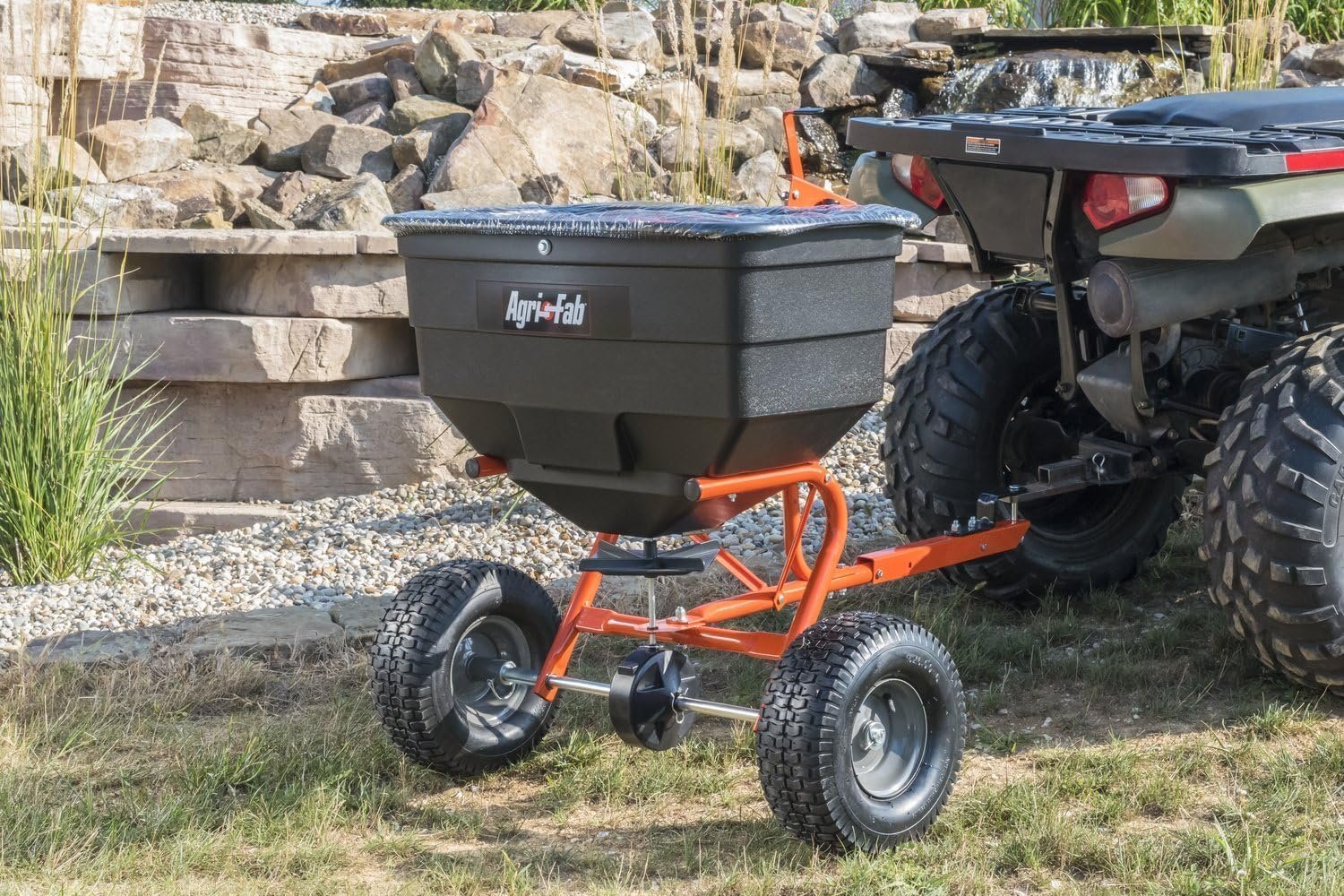 Agri-Fab 45-0543 Tow-Behind 100 lb Lawn & Garden Spiker Seeder Spreader - Image 53