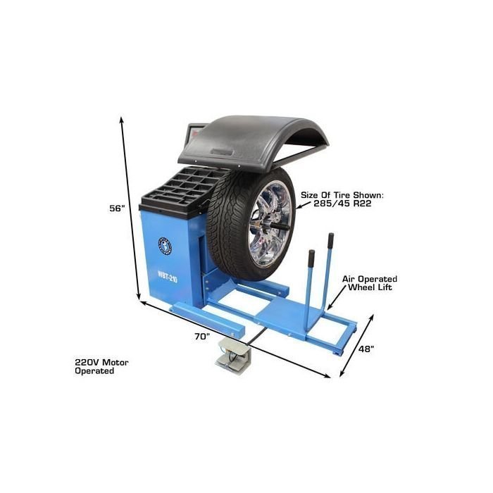 Atlas WBT210 Computer Truck Wheel Balancer - Image 6