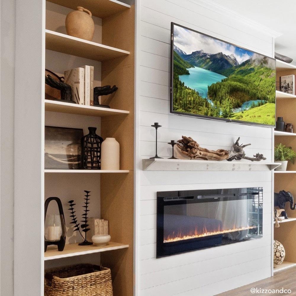 The Sideline 50 Inch Recessed Smart Electric Fireplace 80004 - Image 12