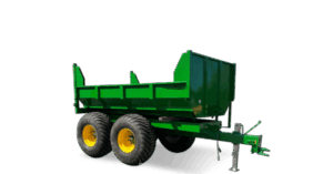 Bear Paw 7’x12′ Farm Dump Trailer – 36,000# GVWR