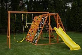 Avenlur Sycamore Backyard Climbing Set β 2 Swings