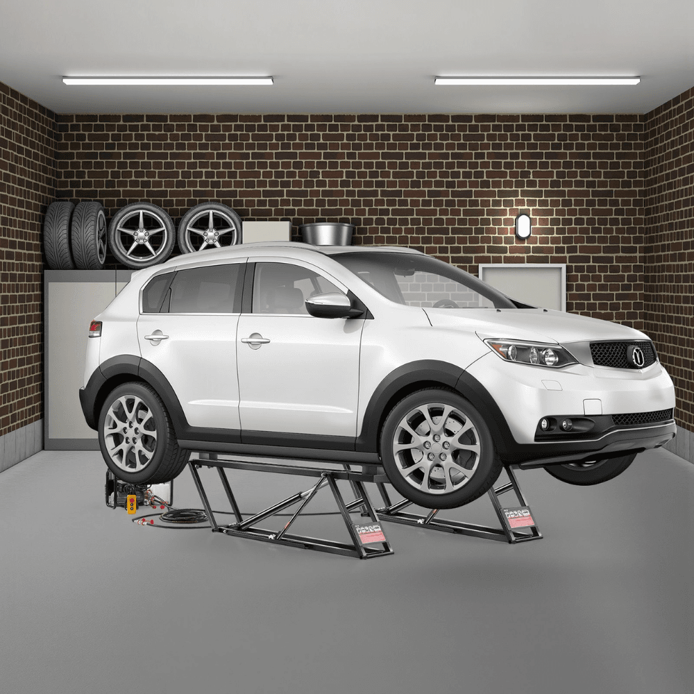 Garage Pro 5000 Lb Adjustable Car Lift with Remote Control Portable - Image 4