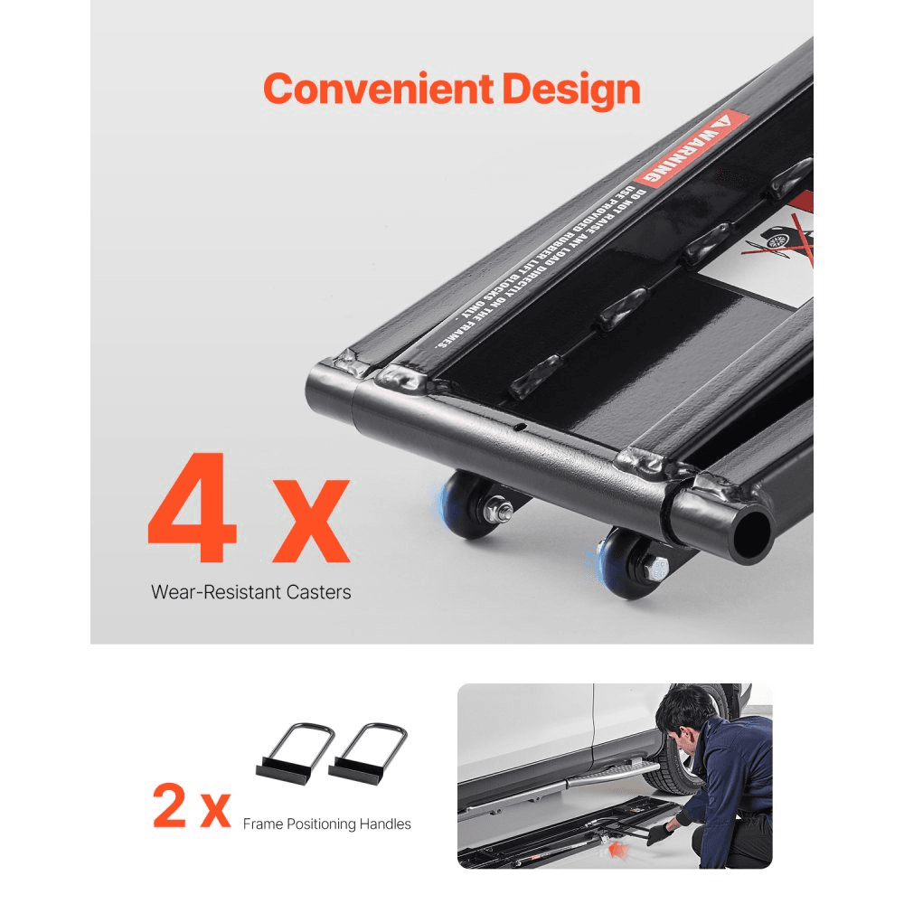 Garage Pro 5000 Lb Adjustable Car Lift with Remote Control Portable - Image 7