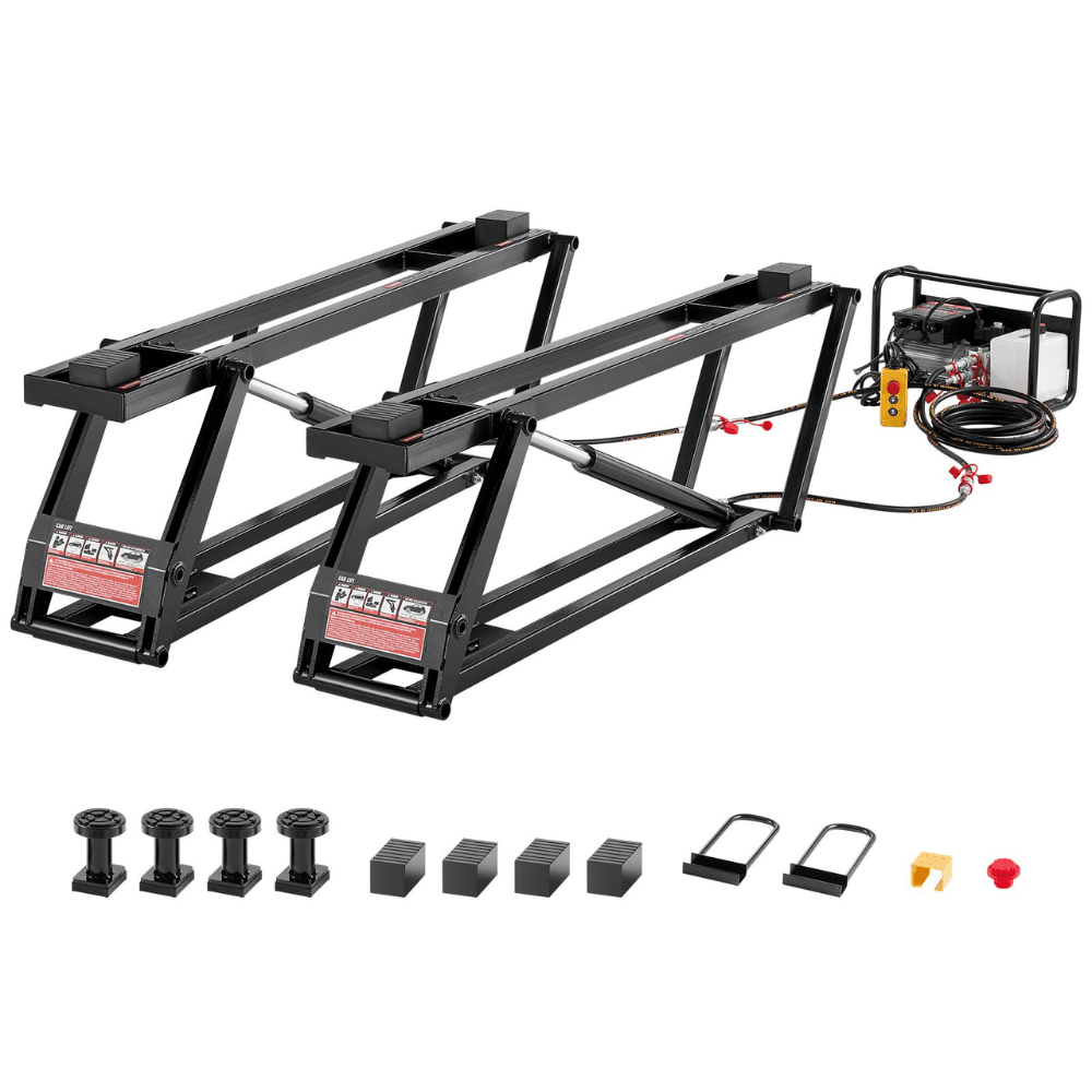 Designasofadfw 7000 Lb. Adjustable Remote-Control Portable Car Lift - Image 3